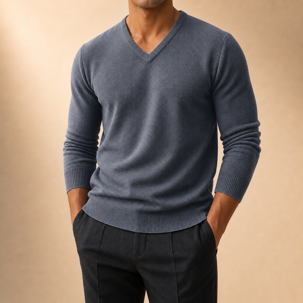 Tanner V-Neck Knit Sweater