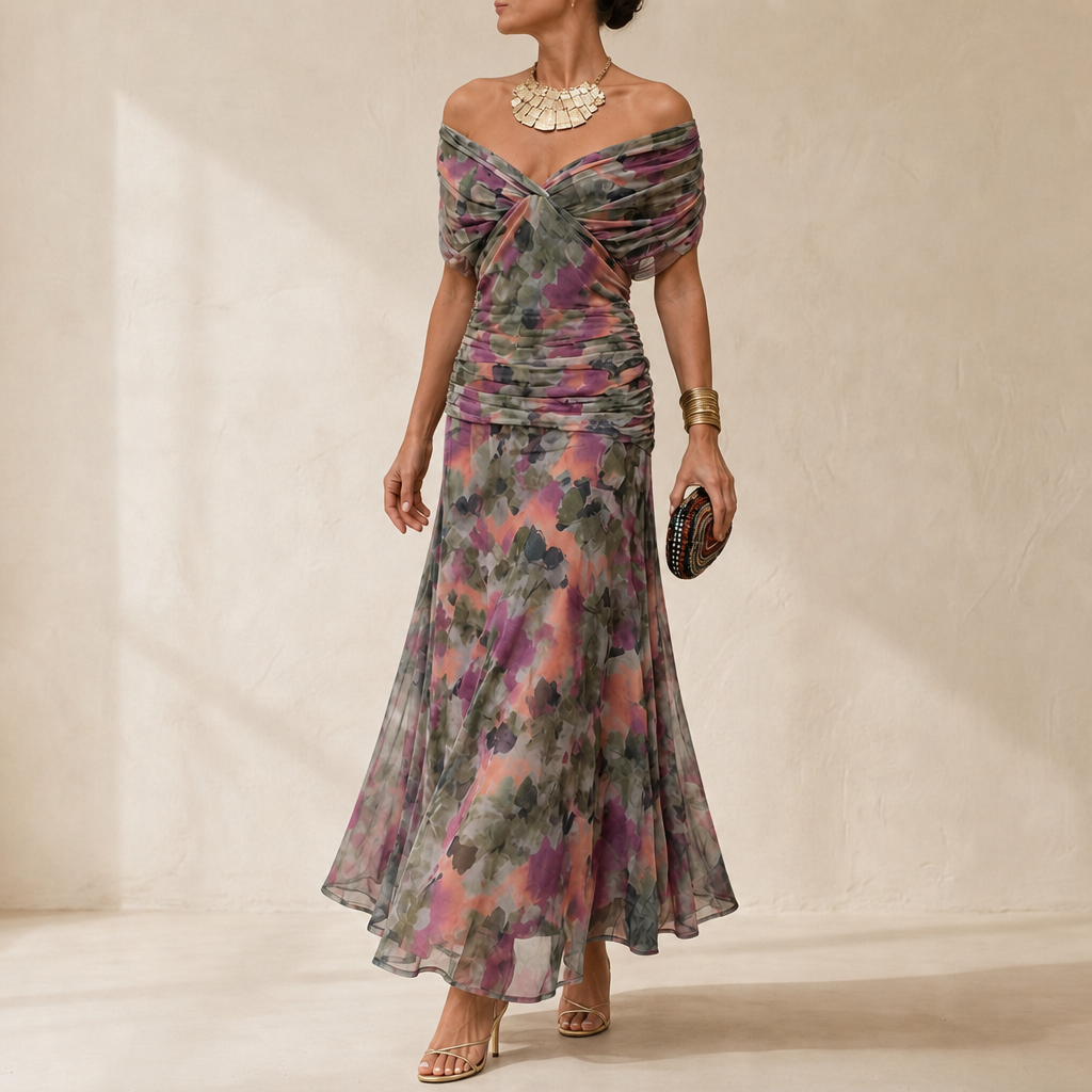 Opal Drape Maxi Dress
