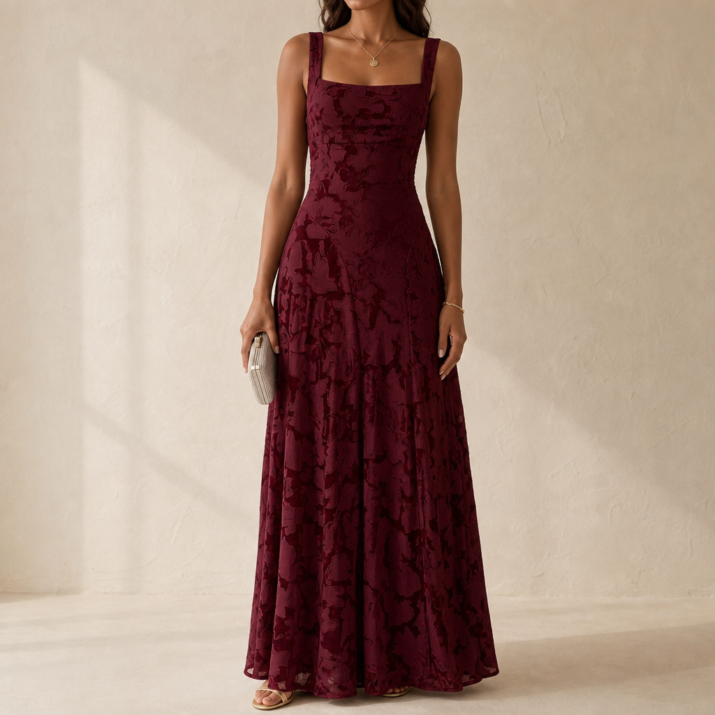 Josie Silk Maxi Dress