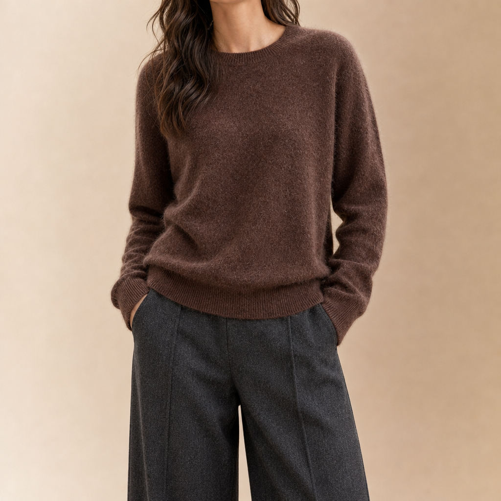 Leona Brushed Cashmere Sweater