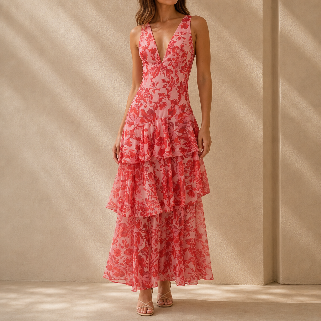 Adeline Tiered Maxi Dress