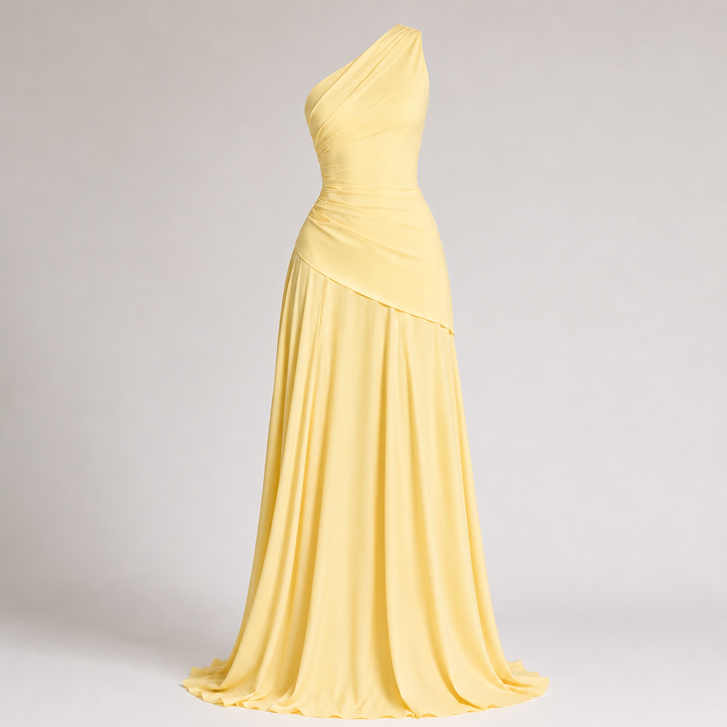 Hazel One-Shoulder Maxi Dress