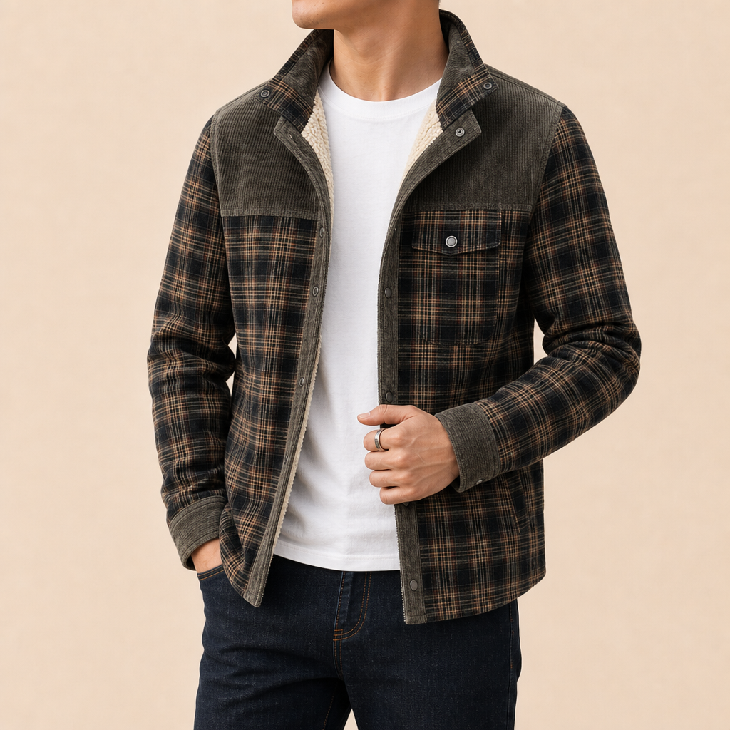 Wade Cotton Plaid Jacket