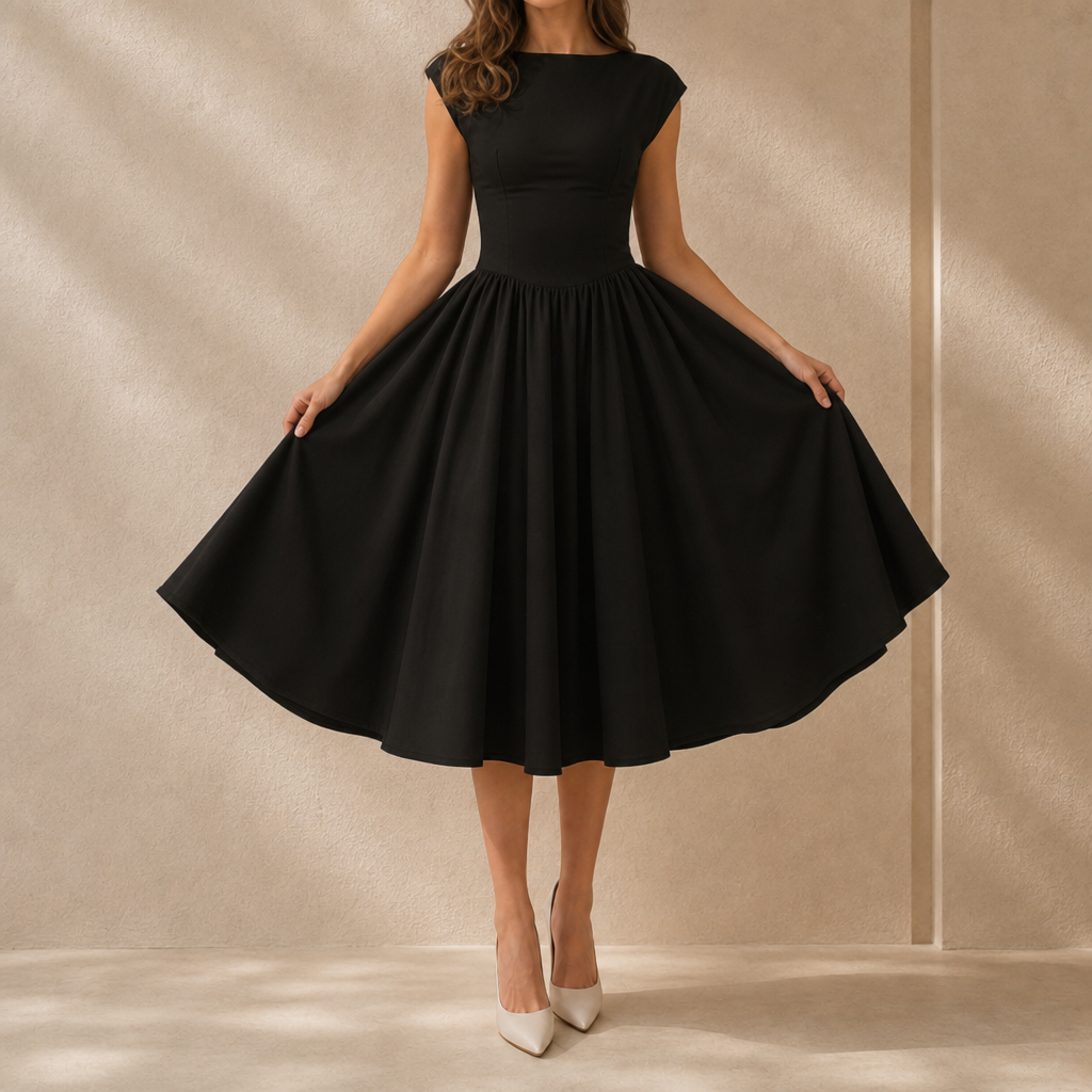 Willa Bateau Midi Dress