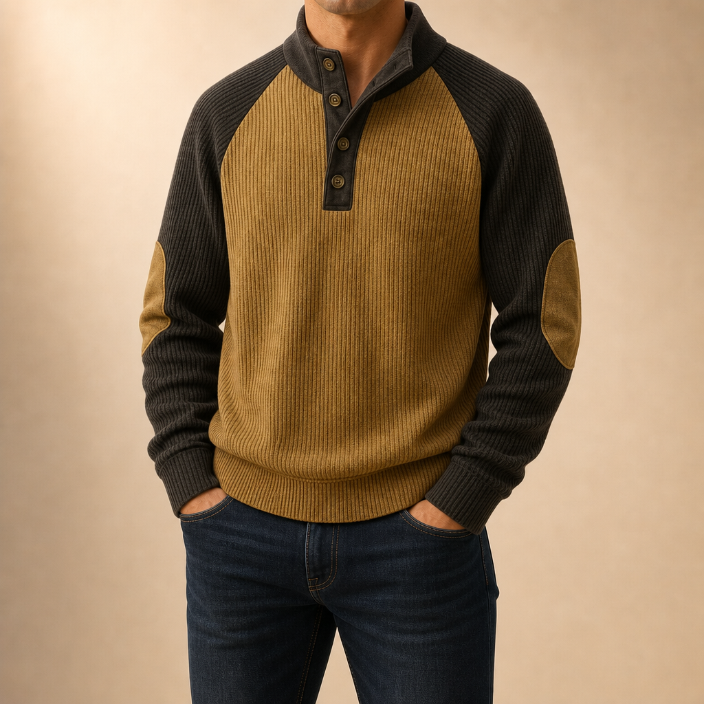 Weston Corduroy Knit Sweater