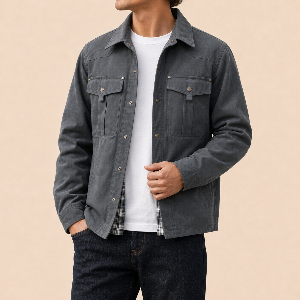 Virgil Flannel-Lined Shirt Jacket
