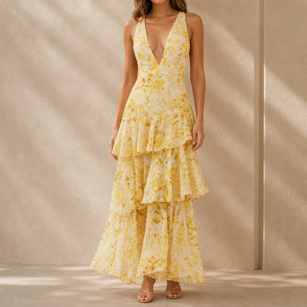 Adeline Tiered Maxi Dress