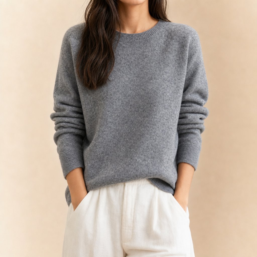 Hattie Merino Crewneck Sweater