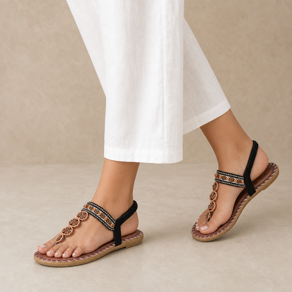 Flora Flat Sandals