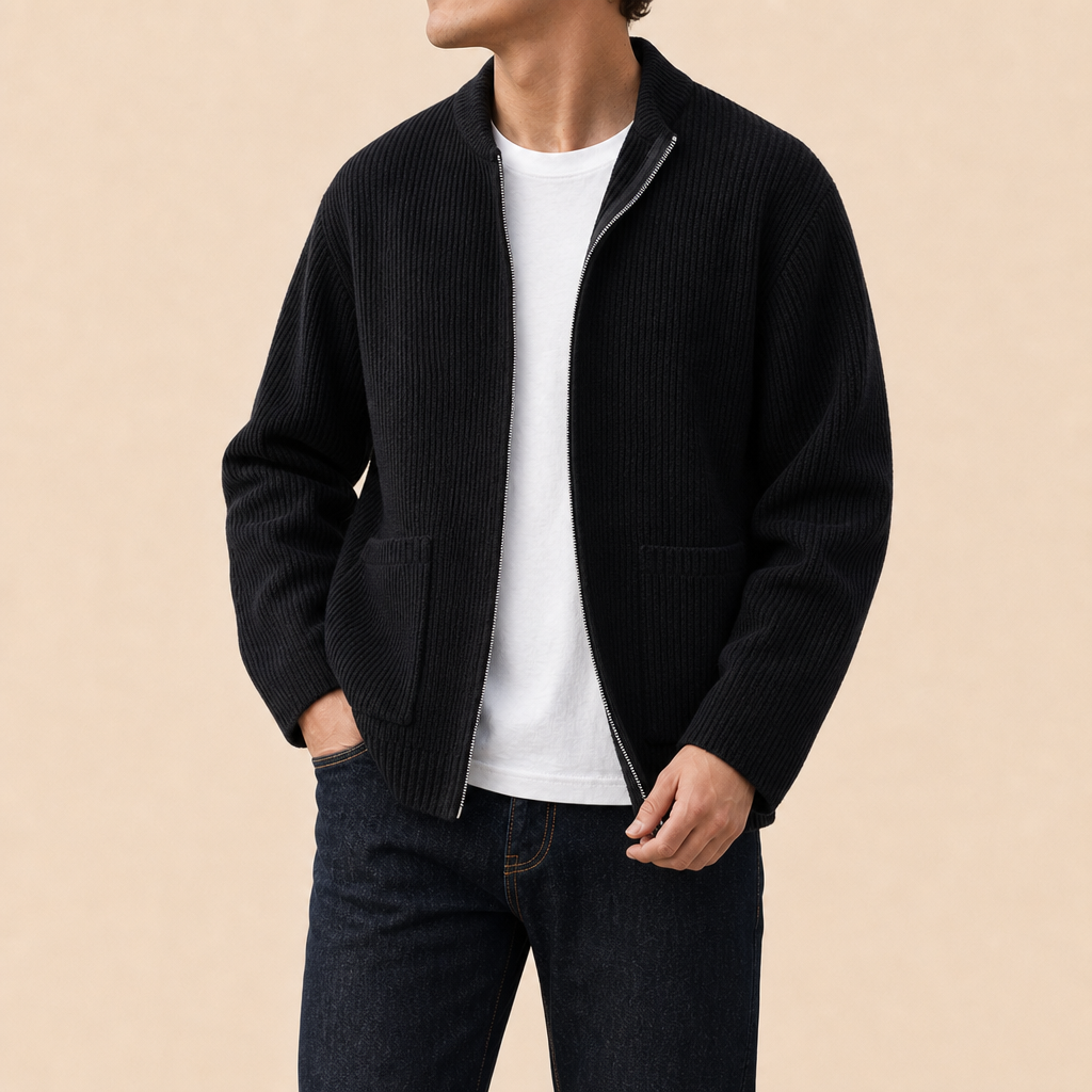 Wyatt Ribbed Knit Jacket