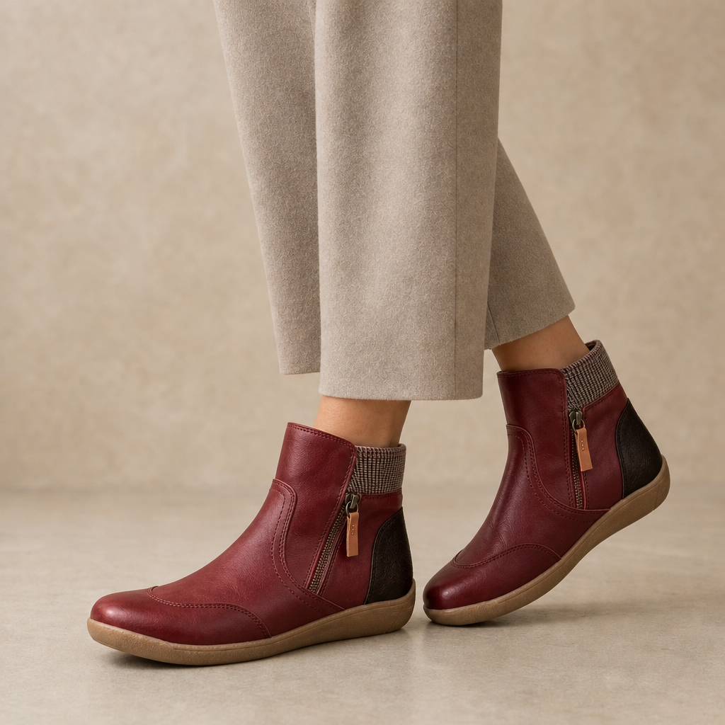Maren Orthopedic Leather Boots