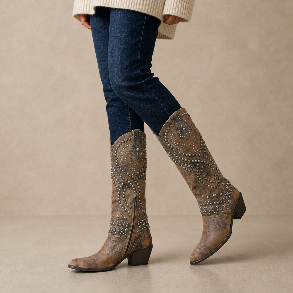 Tabitha Studded Orthopedic Boots