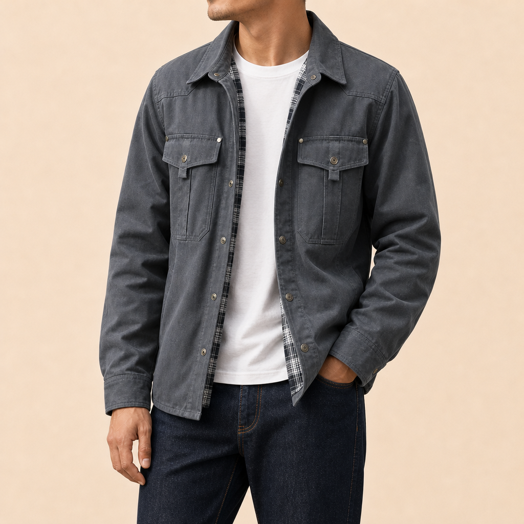 Granger Flannel-Lined Shirt Jacket