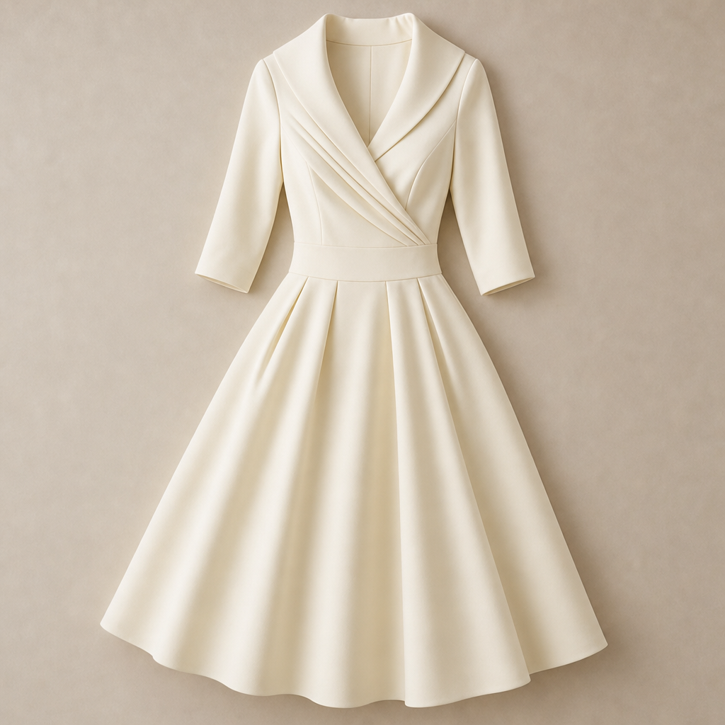 Emmeline Pleated Midi Dress