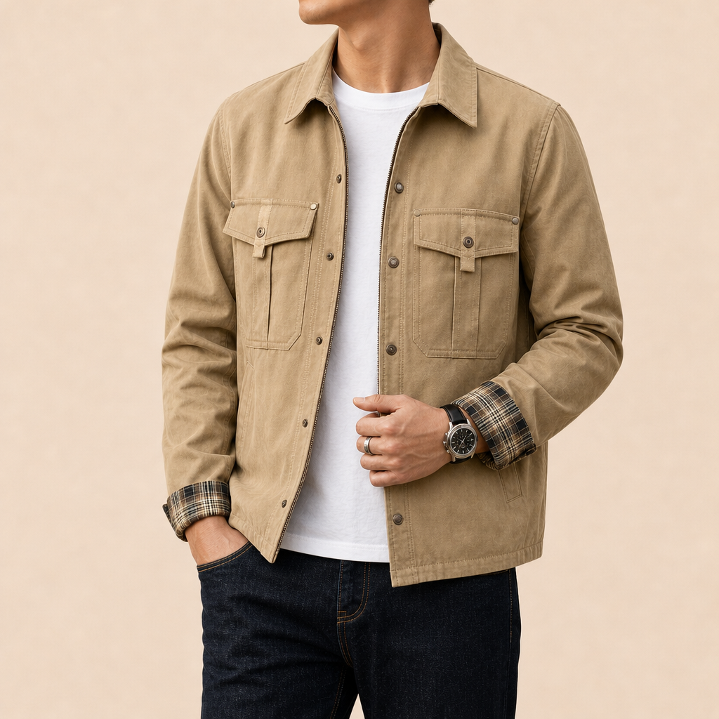 Virgil Flannel-Lined Shirt Jacket