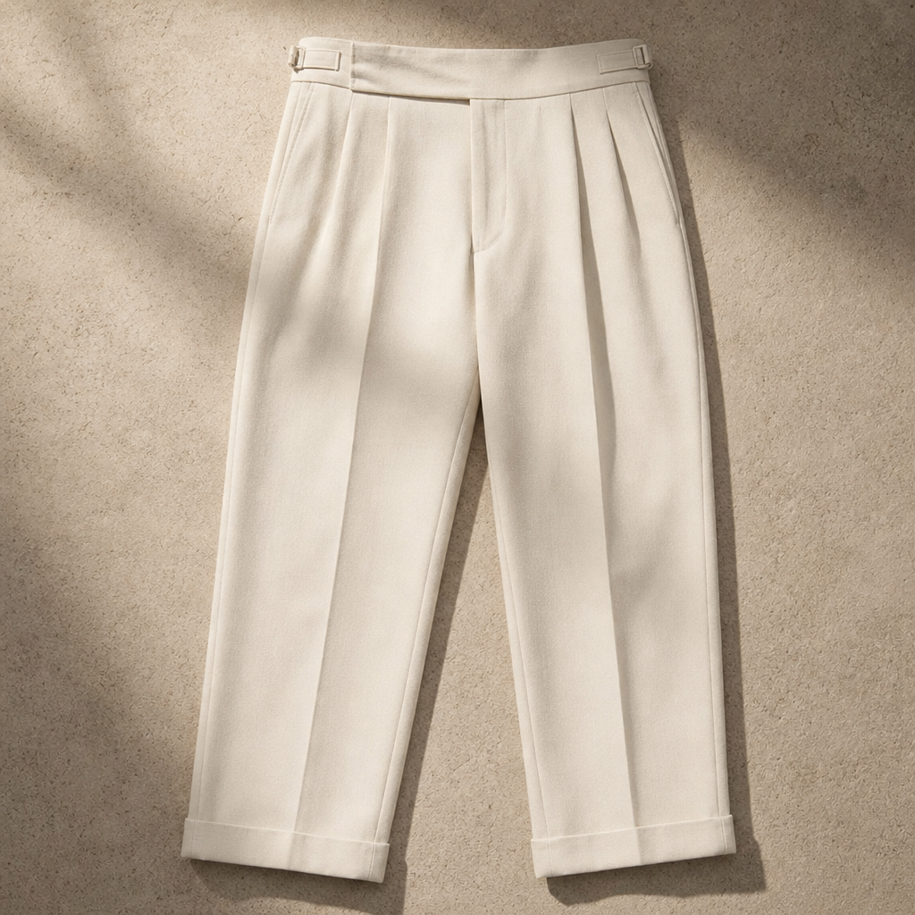 Heath Pleated Tailored Trousers