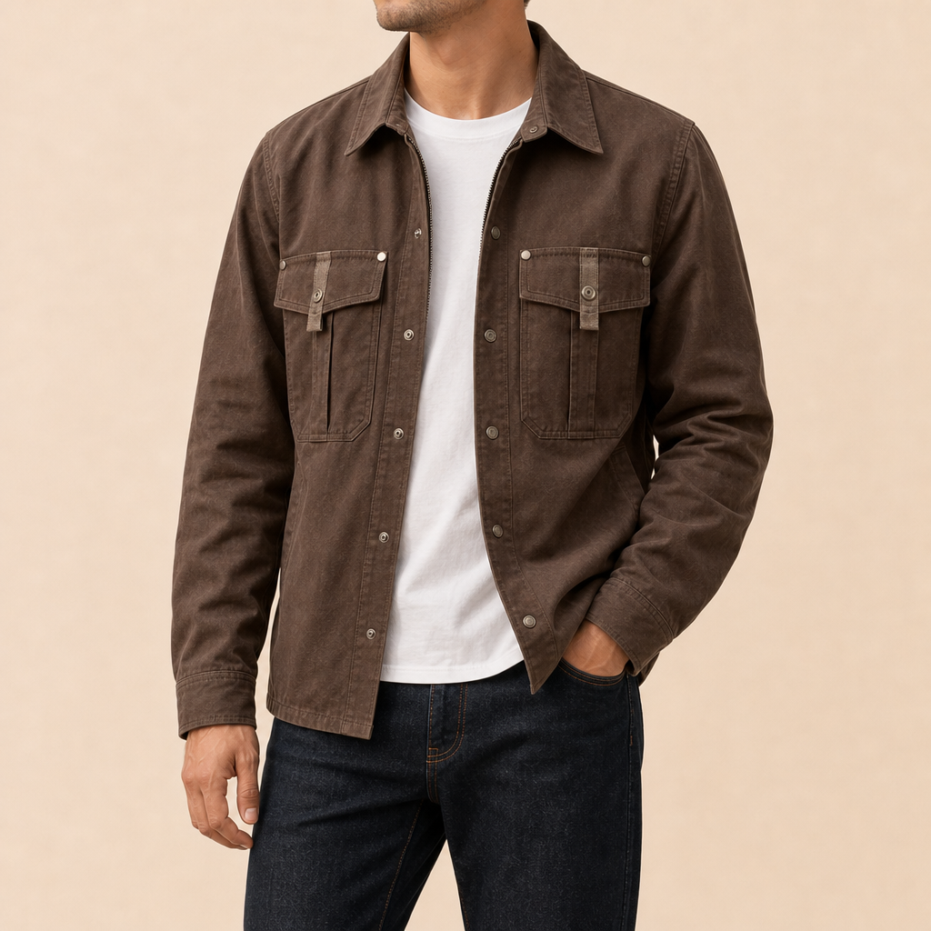 Granger Flannel-Lined Shirt Jacket