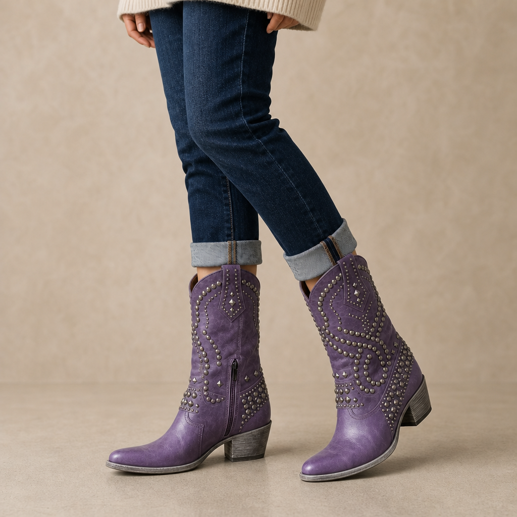 Tabitha Studded Orthopedic Boots