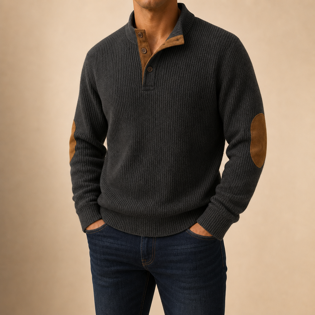Weston Corduroy Knit Sweater