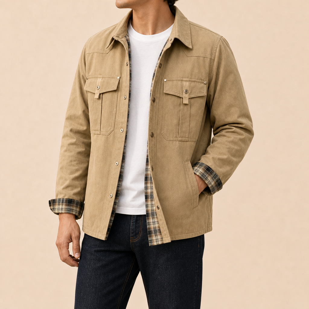 Granger Flannel-Lined Shirt Jacket