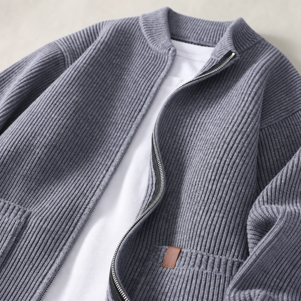 Wyatt Ribbed Knit Jacket