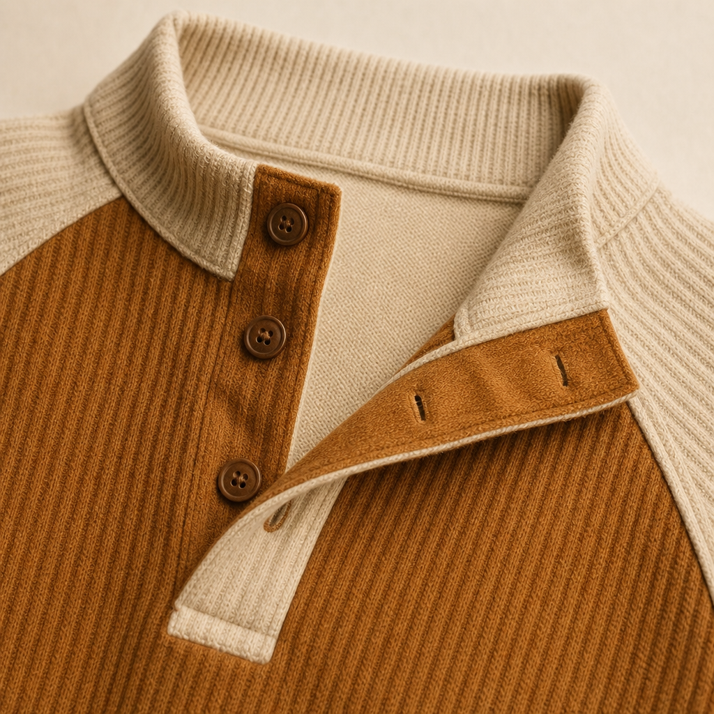 Weston Corduroy Knit Sweater