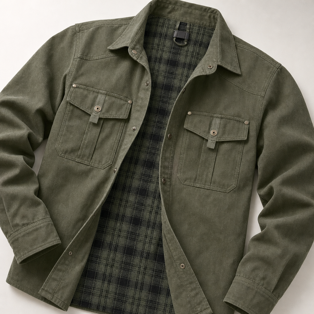 Granger Flannel-Lined Shirt Jacket
