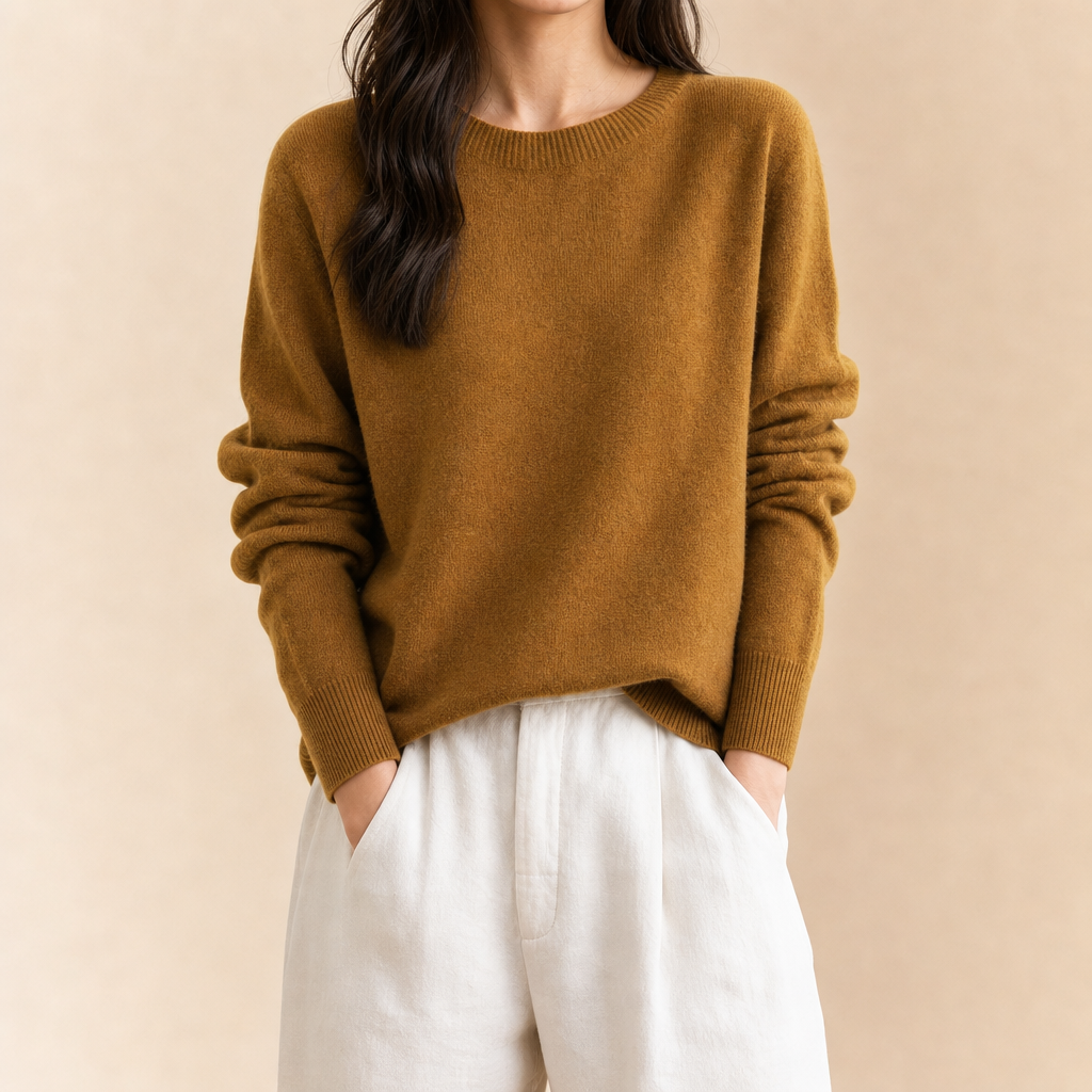 Hattie Merino Crewneck Sweater