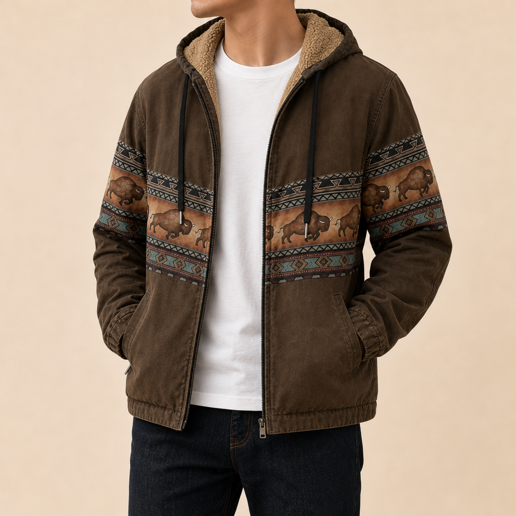 Sutton Plush Lined Zip Hoodie