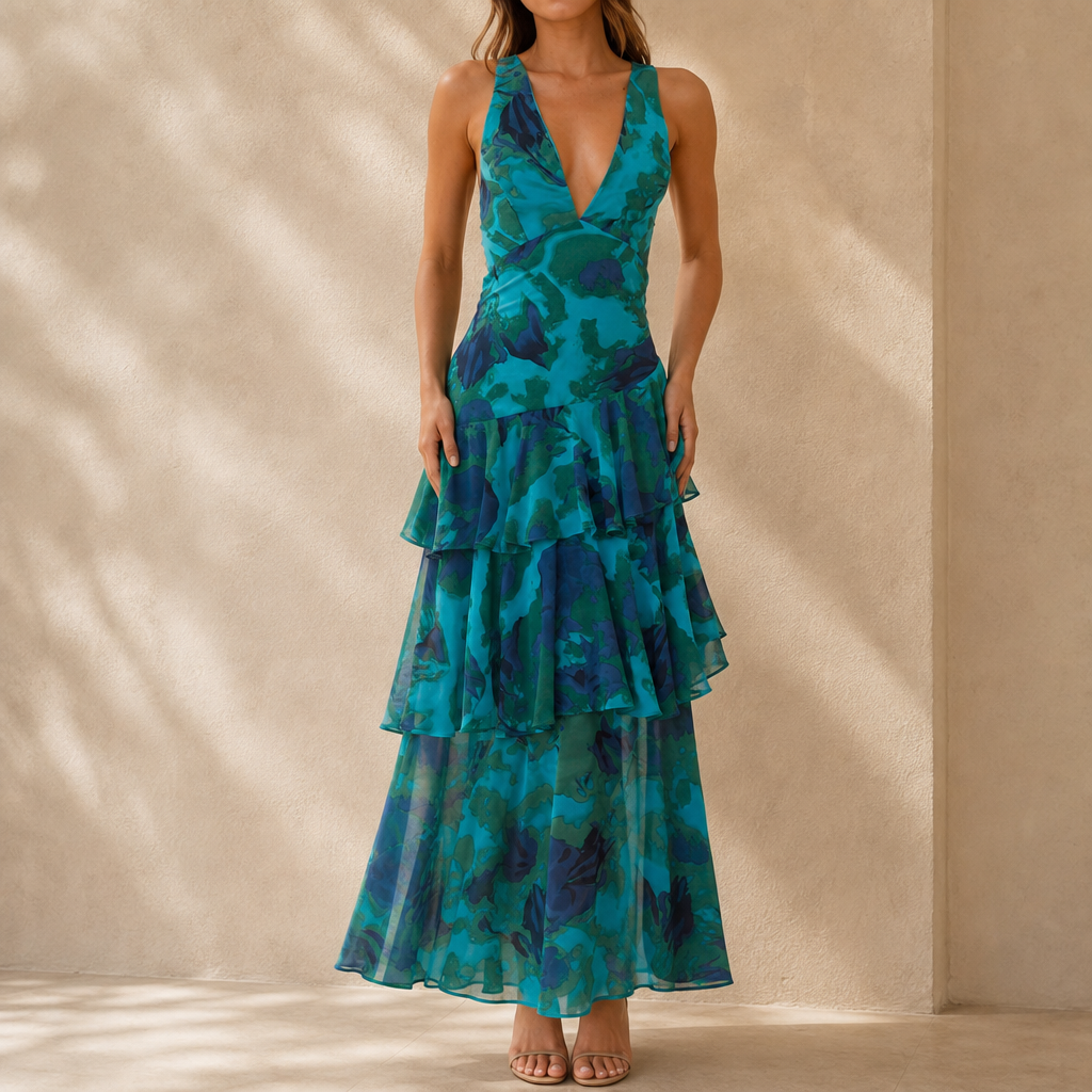 Adeline Tiered Maxi Dress